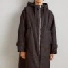 Marc O'Polo Coat Long Padded Fixed Hood Zipper Drawstring Waist - Parka - Black 1 Marc O'Polo Coat Long Padded Fixed Hood Zipper Drawstring Waist - Parka - Black -Vêtements Boutique 29b44af8116a4a79bd96027ea6d35767