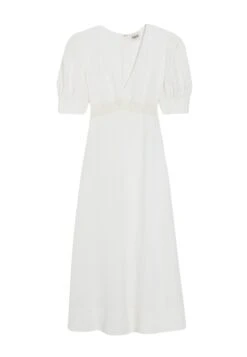 CLAUDIE PIERLOT Rivage - Robe De Jour - Blanc -Vêtements Boutique 43688c249a40436780a097457d20edbe