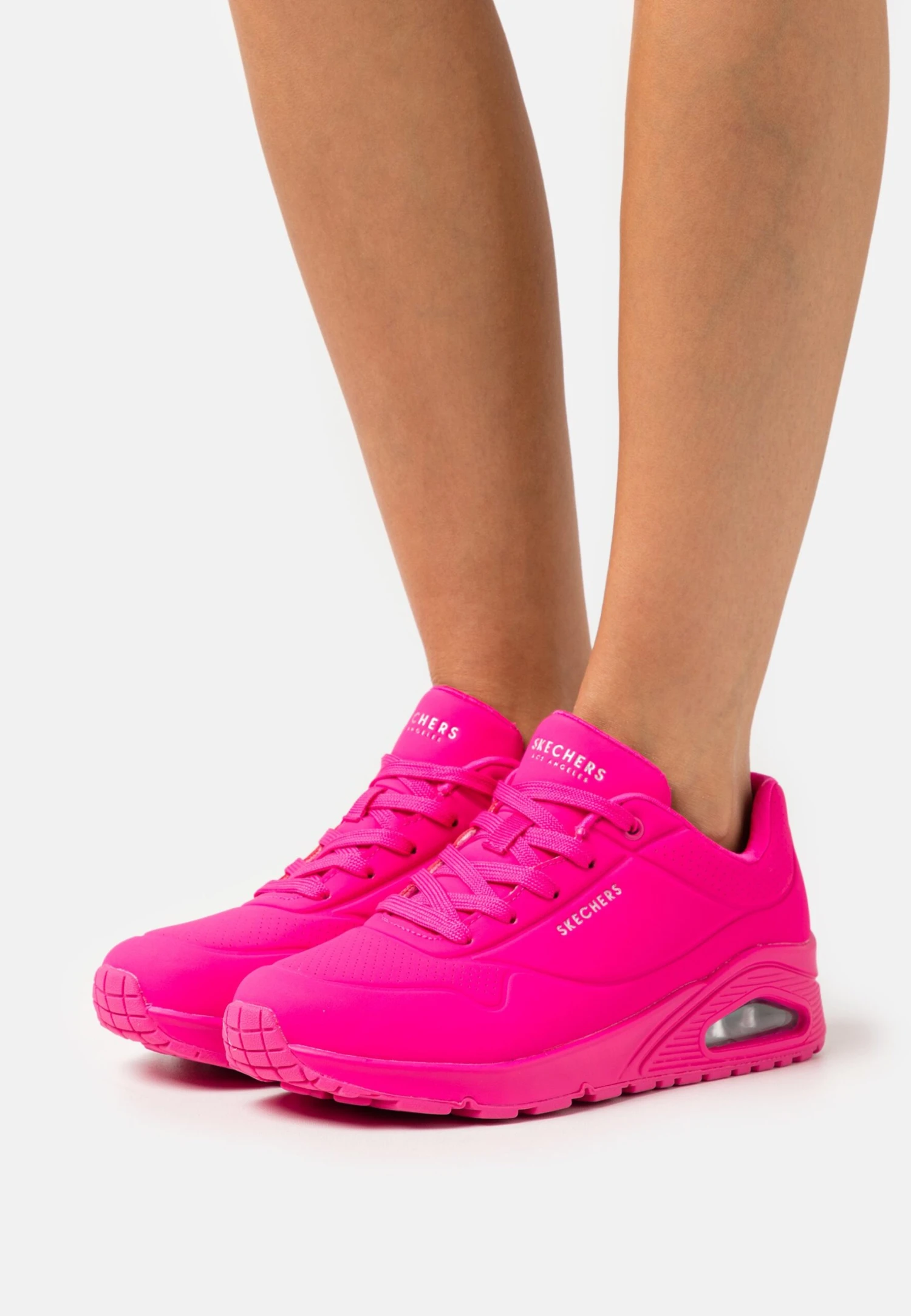 Uno - Baskets Basses - Hot Pink Durabuck 3 Uno - Baskets Basses - Hot Pink Durabuck