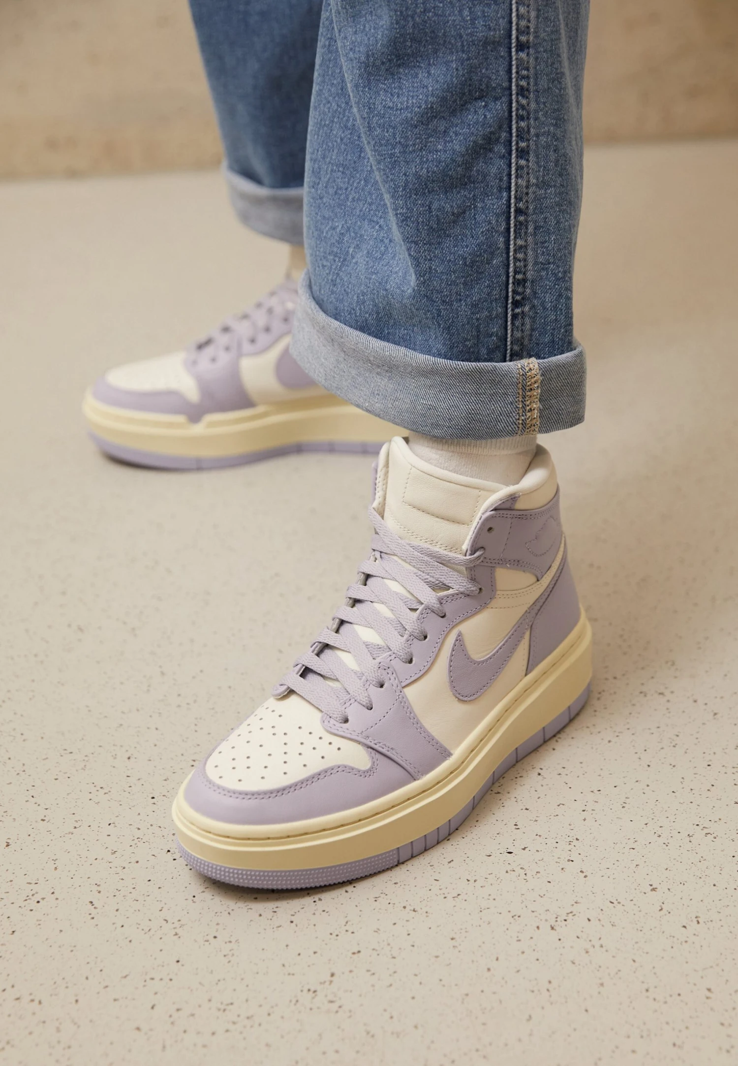 Air Jordan 1 Elevate Mid - Baskets Montantes - Sail/Titanium/Coconut Milk 5 Air Jordan 1 Elevate Mid - Baskets Montantes - Sail/Titanium/Coconut Milk – Image 3