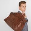 Pier One Unisex - Sac Week-End - Dark Brown -Vêtements Boutique 591e5025778b4ff4b815d7467edf7e9e