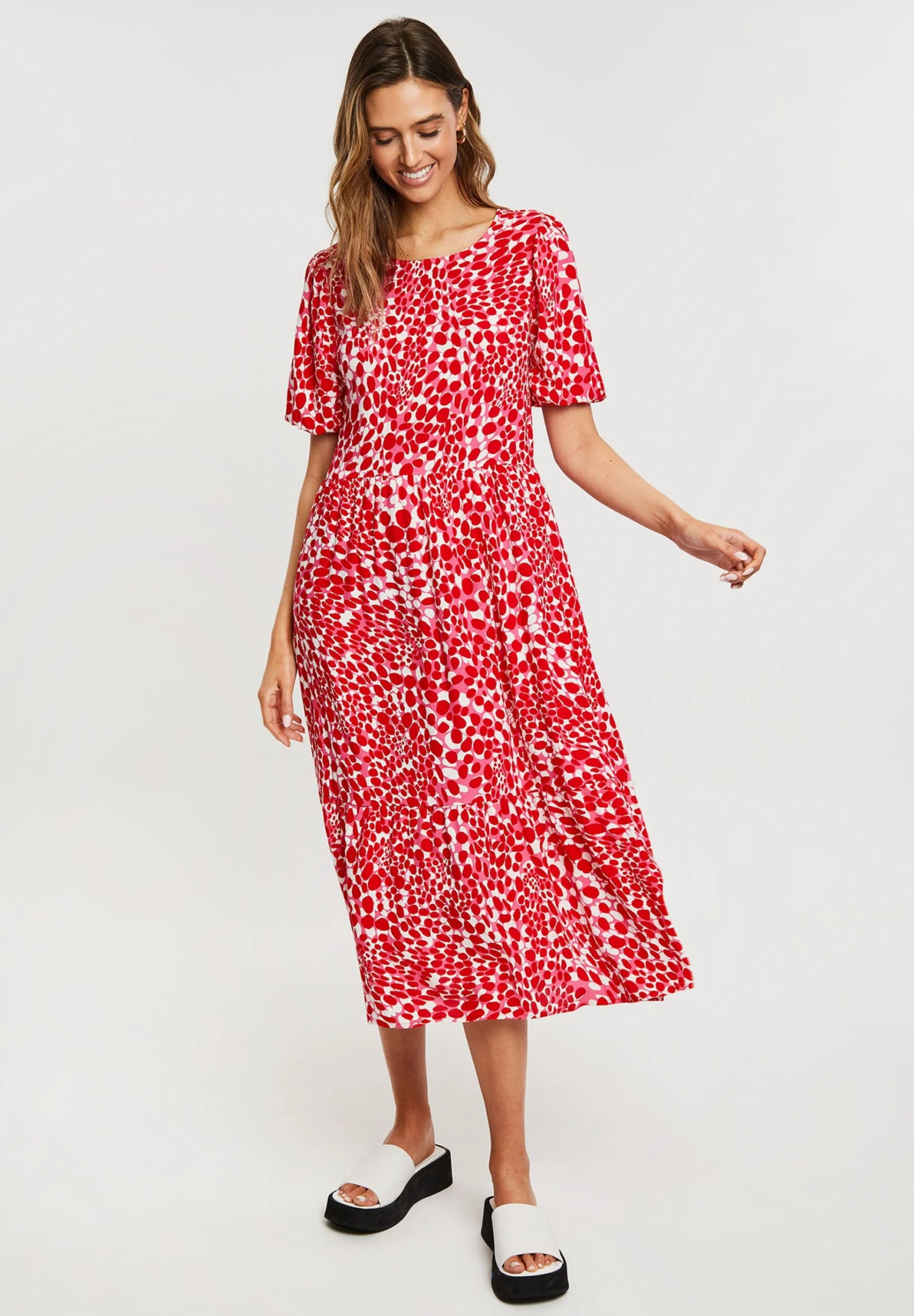 Threadbare Thb Snow Tierred - Robe De Jour - Pink 4 Threadbare Thb Snow Tierred - Robe De Jour - Pink – Image 2