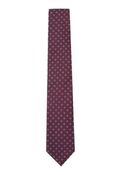 Hackett London Neat Patten - Cravate - Wine Purple