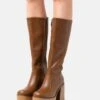 MTNG Setenta - Bottes À Plateau - Brown -Vêtements Boutique 6830392773cc4d45951469860fc17976