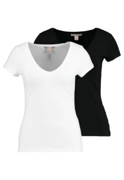 2 Pack - T-Shirt Basique - Black/White