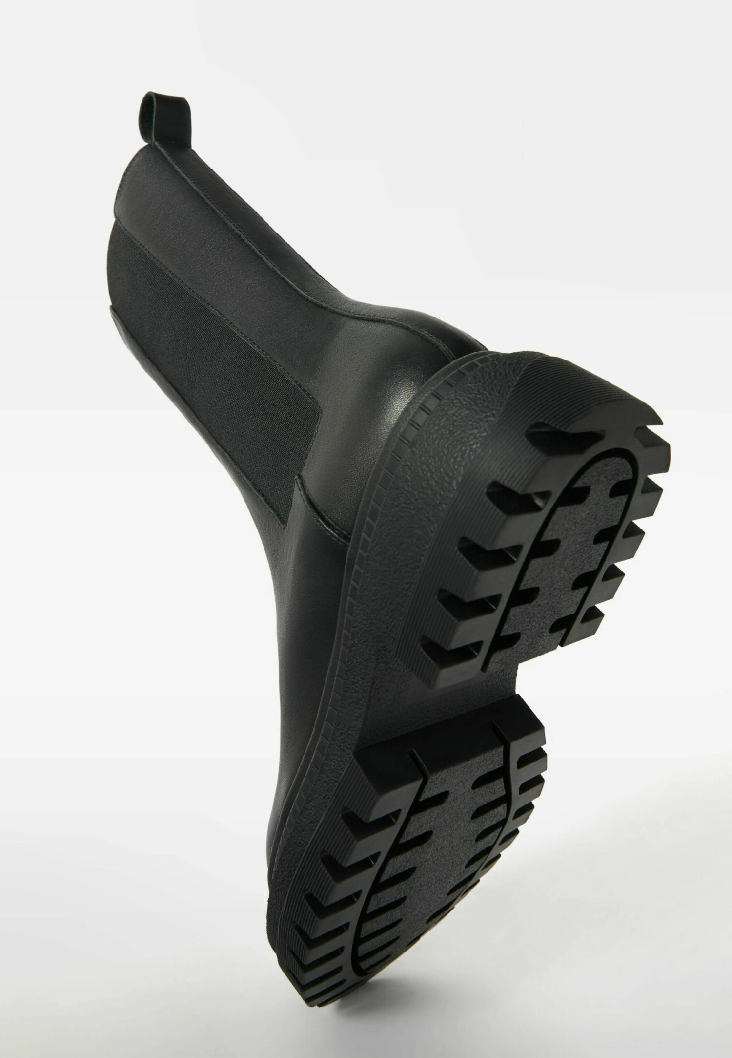 BERSHKA Flat With Elastic Gores - Boots À Talons - Black 6 BERSHKA Flat With Elastic Gores - Boots À Talons - Black – Image 4