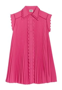 CLAUDIE PIERLOT Ramo - Robe Chemise - Bubble Gum -Vêtements Boutique 74129cc83d2e4eb09aa434fc6bbf88fb