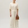CLAUDIE PIERLOT Radeau - Robe Longue - Ecru -Vêtements Boutique 85287a854c9743489fb65d5cd6c69c22