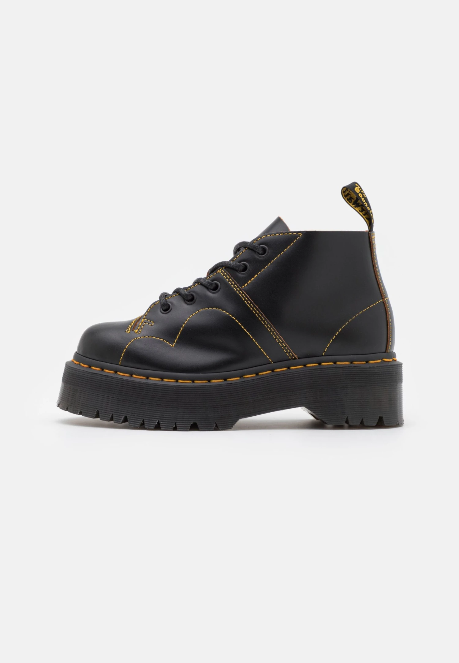Dr. Martens Church Quad Unisex - Boots À Talons - Black Vintage Smooth 3 Dr. Martens Church Quad Unisex - Boots À Talons - Black Vintage Smooth