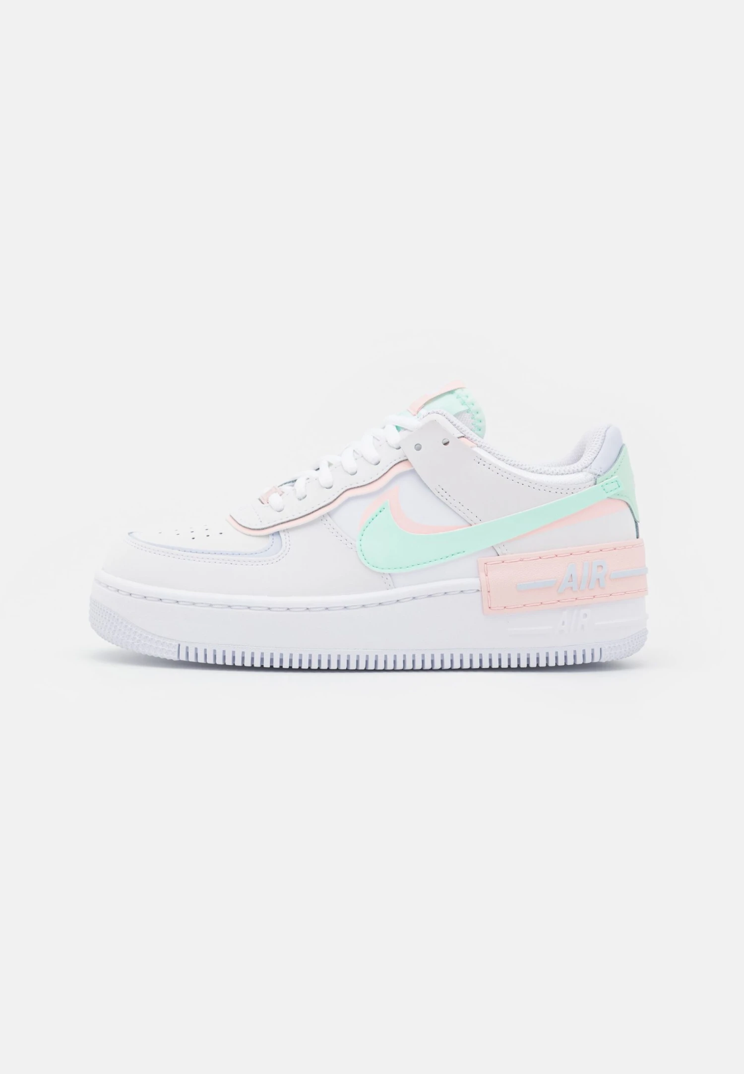 Nike Sportswear W Af1 Shadow - Baskets Basses - White/Atmosphere/Mint Foam/Football Grey/White 3 Nike Sportswear W Af1 Shadow - Baskets Basses - White/Atmosphere/Mint Foam/Football Grey/White