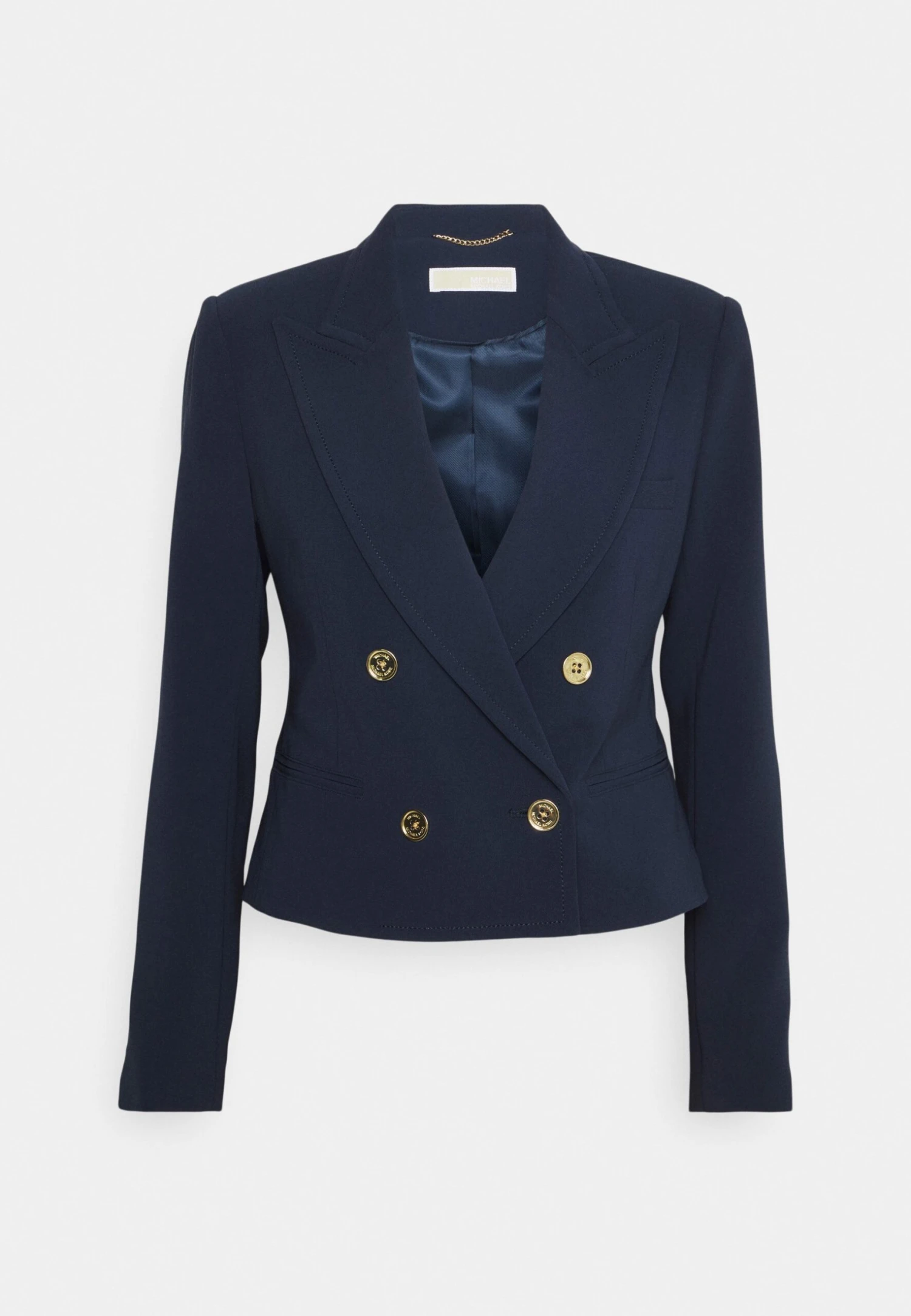 MICHAEL Michael Kors Fitted Db Crop Blazer - Blazer - Midnightblue 7 MICHAEL Michael Kors Fitted Db Crop Blazer - Blazer - Midnightblue – Image 5