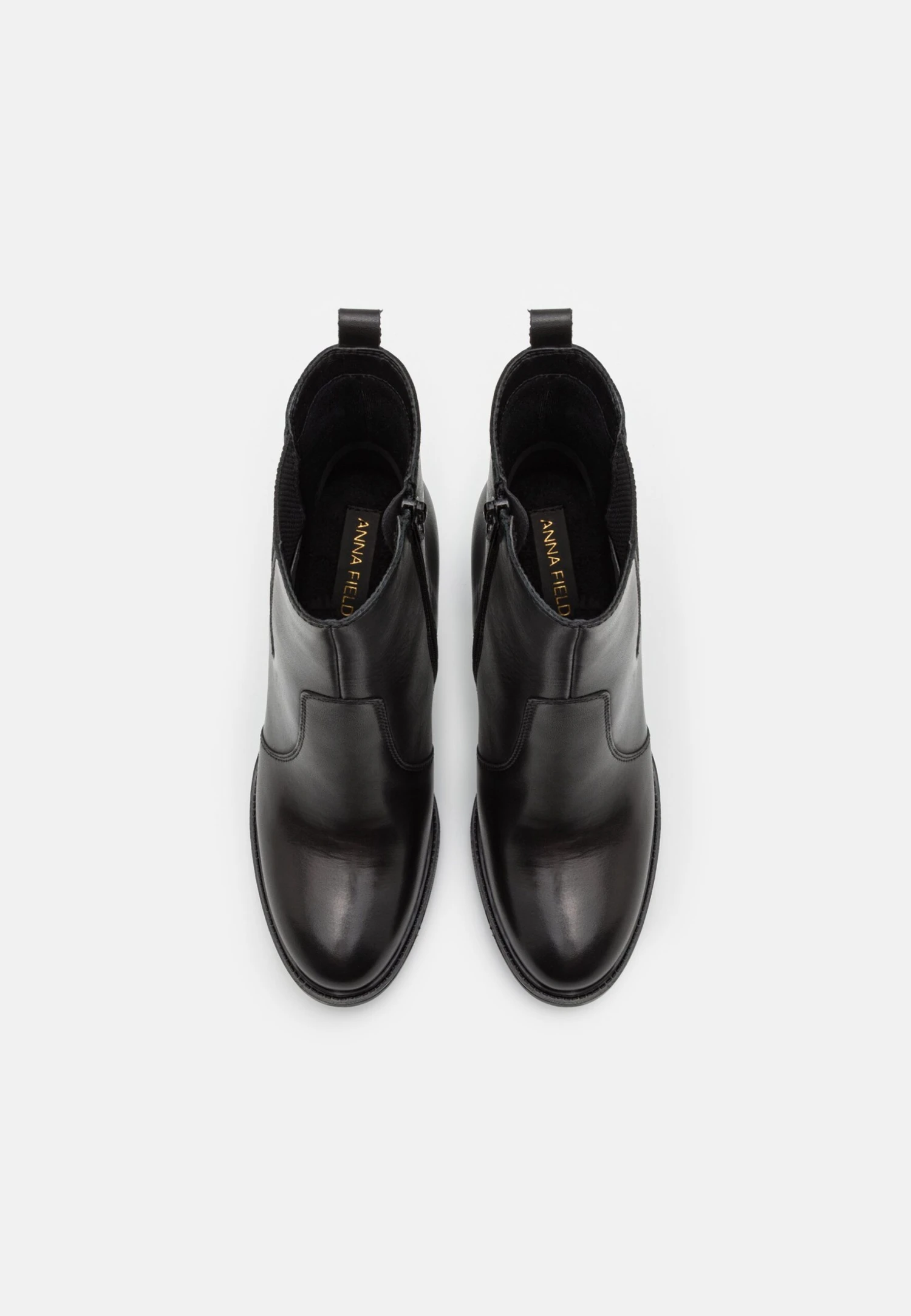 Leather - Bottines À Talons Hauts - Black 8 Leather - Bottines À Talons Hauts - Black – Image 6