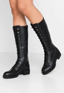 Anna Field Bottes Ă Lacets - Black