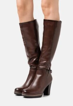 Anna Field Bottes Ă Talons Hauts - Dark Brown