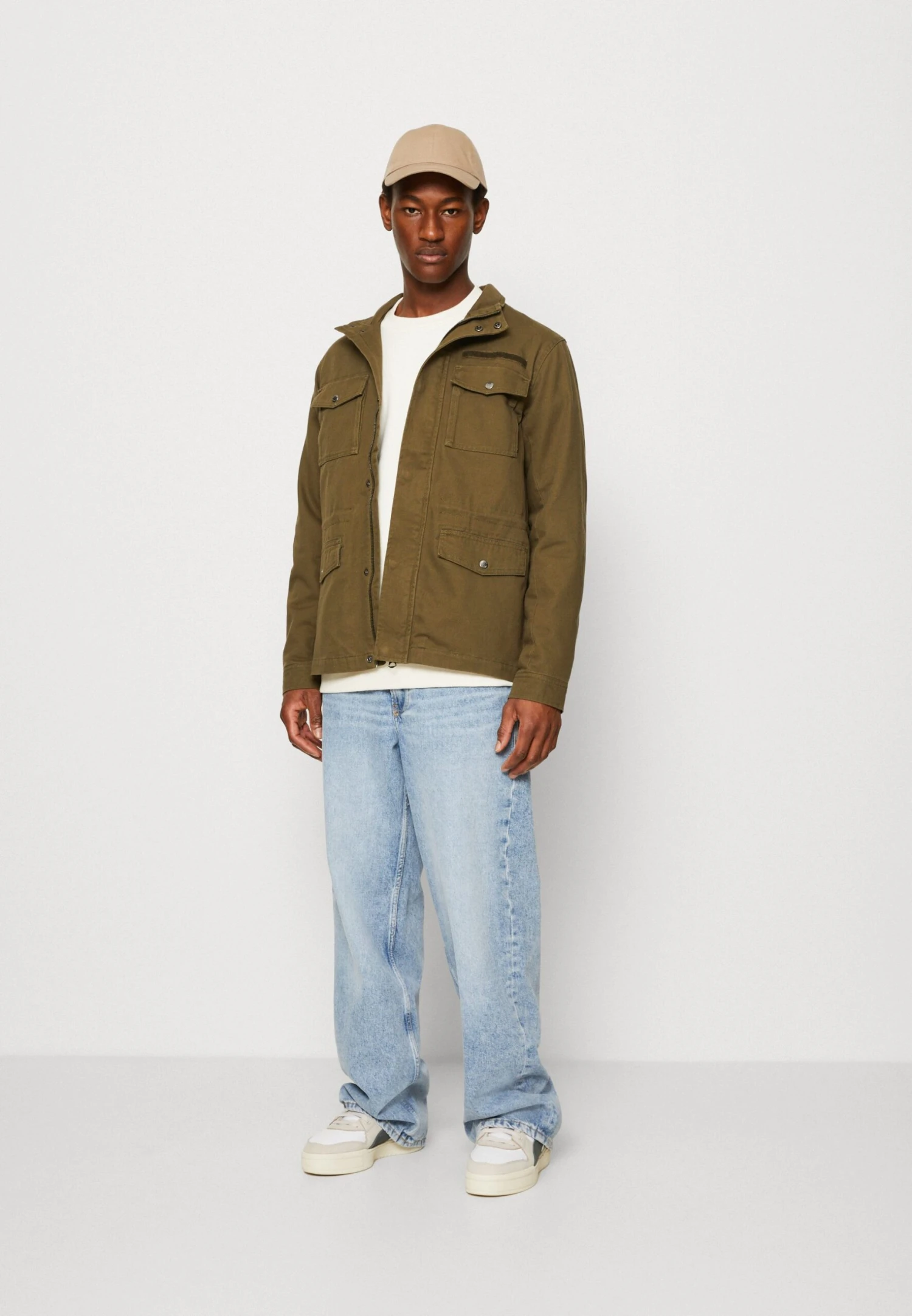 Only & Sons Onsdennis Field Jacket Unisex - Veste Légère - Olive Night 4 Only & Sons Onsdennis Field Jacket Unisex - Veste Légère - Olive Night – Image 2