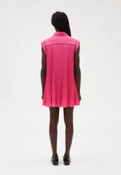 CLAUDIE PIERLOT Ramo - Robe Chemise - Bubble Gum -Vêtements Boutique e4cb9ac47f154714bfbcc494b173b8ca