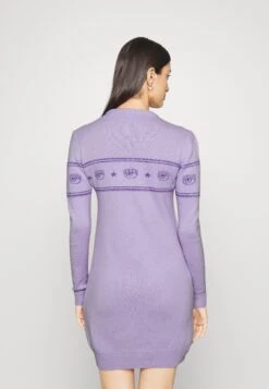 Chiara Ferragni Maxilogo Dress - Robe Pull - Purple -Vêtements Boutique ed878329a61546cb83368c8456289cb0